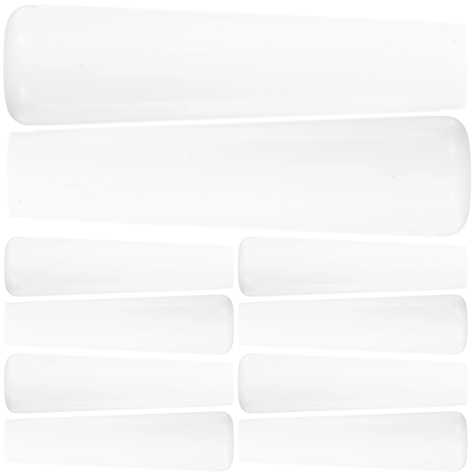 

10pcs Curtain Rod Caps Vertical Blind Wand Tips Replacement Handles Lightweight Universal Tilt Install Home