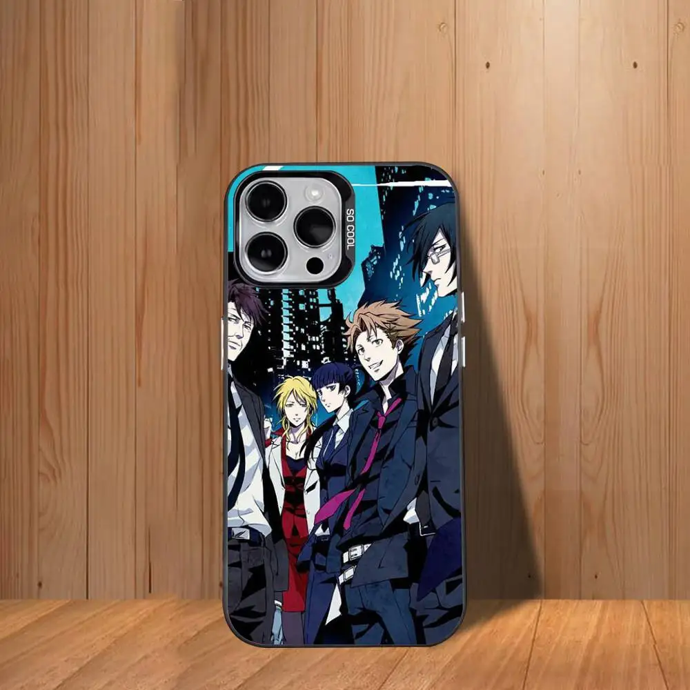 P-Psycho P-Pass  Phone Case For iPhone 17,16,15,14,13,12,11,Mini,Pro,SE,MAX White Matte Shockproof Cover