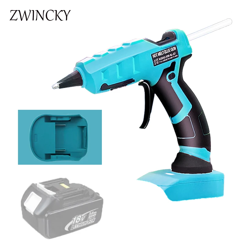 50W Cordless Hot Glue Gun for Makita 14.4-18V BL1830 BL1840 Battery use 7mm Glue Sticks DIY Electric Heat Repair Tool Christmas