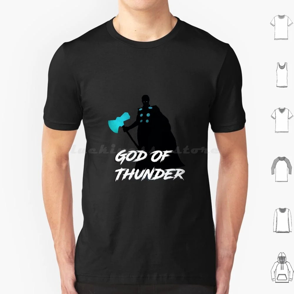 Camiseta God Of Thunder 6xl, camiseta fresca de algodón, Odinson Thunder Lightning Hero, superhéroe, juego final, Infinity War, guantelete del Infinito