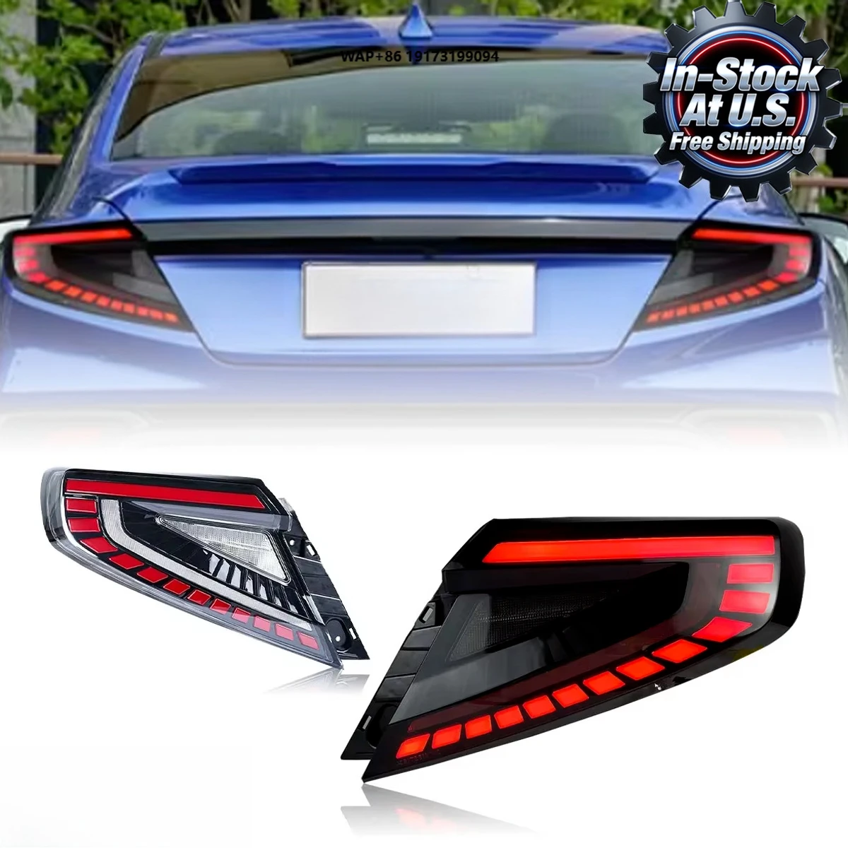 

Автомобильные фонари для WRX: задние LED-фонари-проекторы 2022-2025, дневные ходовые огни, автомобильные аксессуары