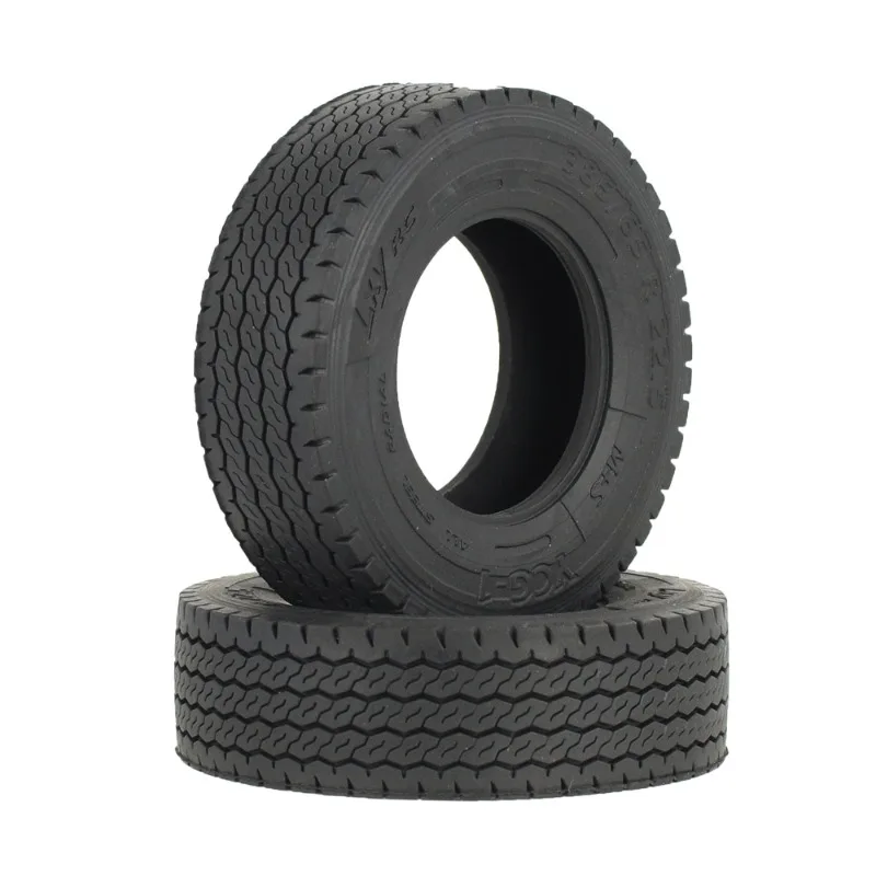 2 Pcs Rubber Tire for 1/14 Tamiya RC Truck Car Scania 770S BENZ 3363 VOLVO FH16 MAN Diy Parts Toys