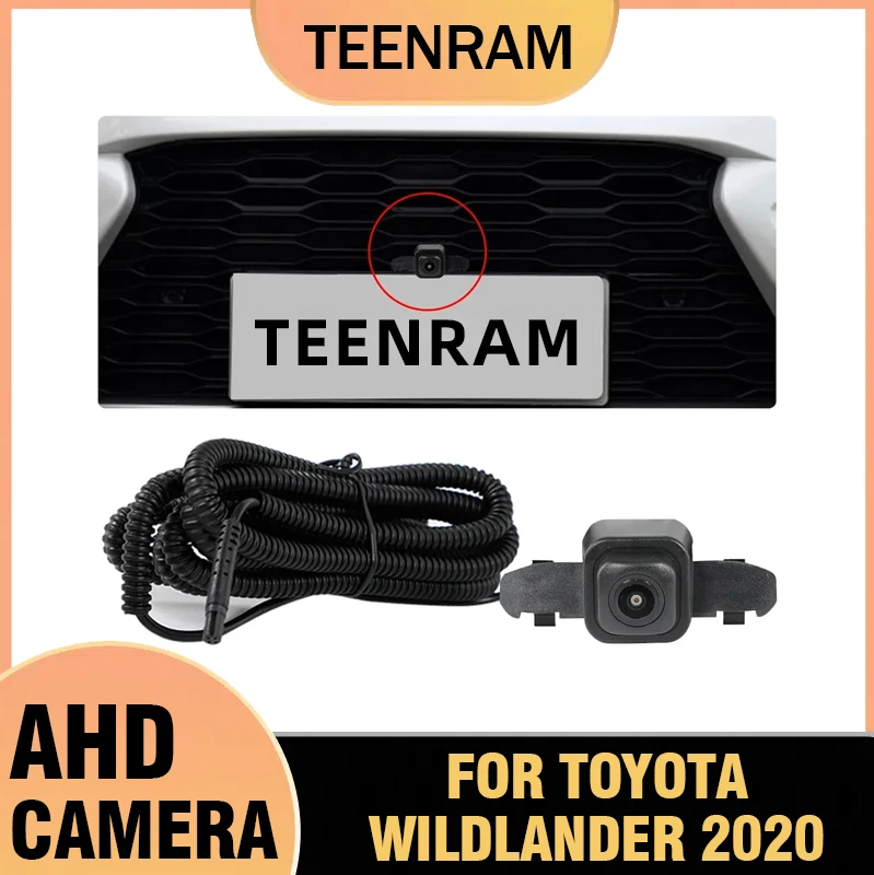 

TEENRAM Широкий угол 150р. ° Камера переднего вида AHD 1080P для Toyota 2020 Wildlander, водонепроницаемый парковочный монитор «рыбий глаз» с ночным видением