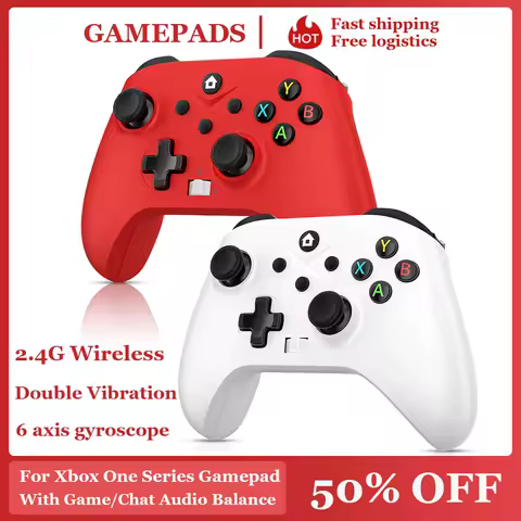 2.4G Wireless Gamepad For Xbox One ,Xbox Seris S ,X Console Win dow 7 8 10 pc With Dual Vibra/Six Axis Multi Game Controller