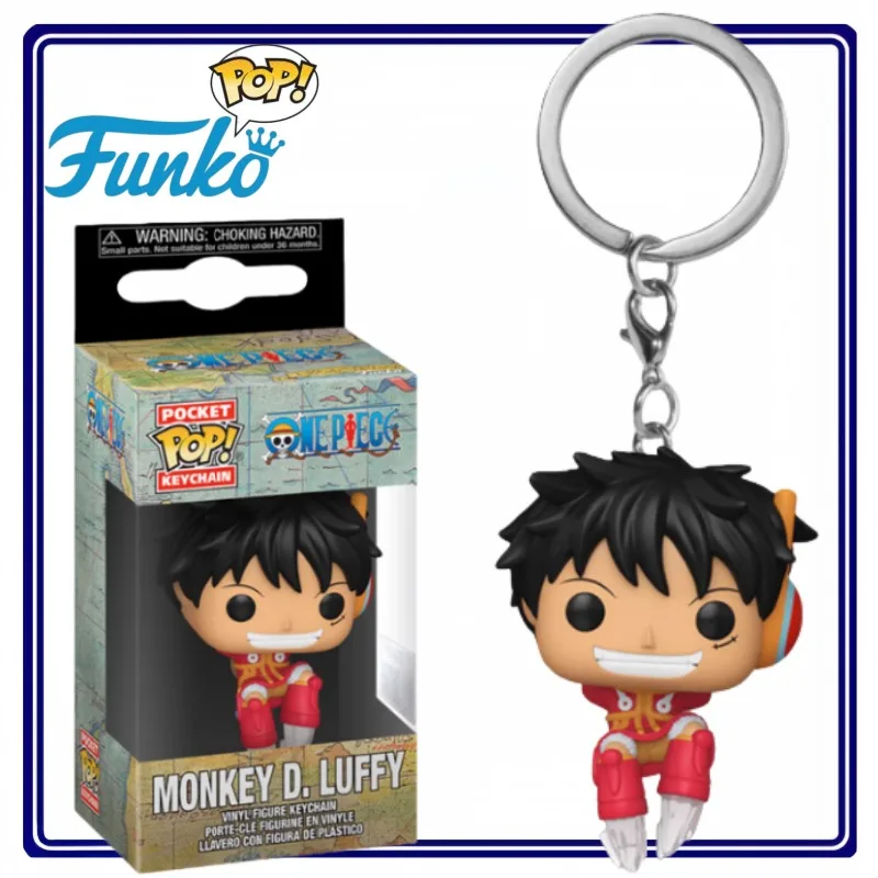 Funko POP One Piece Monkey D. Luffy Head Island окружающий брелок подвесная фигурка Коллекционный подарок периферийная игрушка