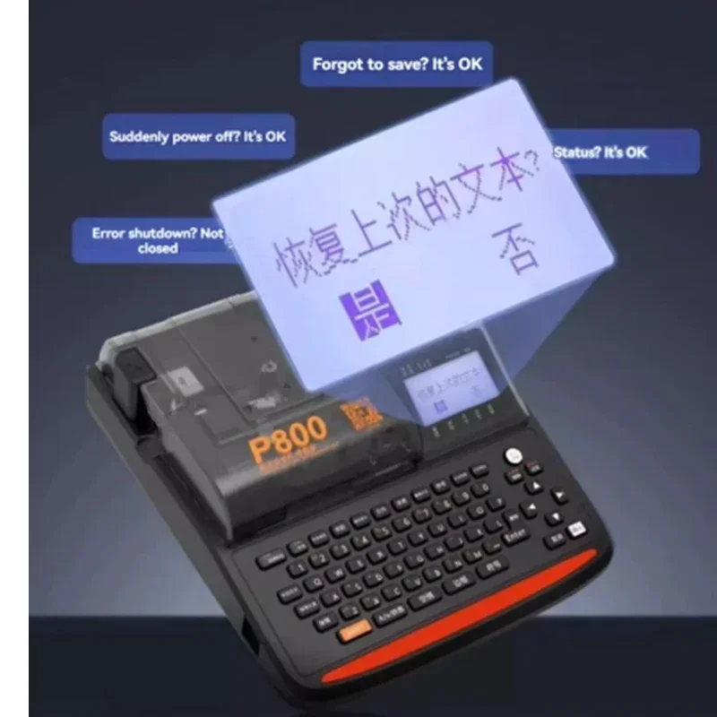 New Bluetooth Number Tube Printer Electronic Line Number Machine PVC Sticker Heat Shrink Tube Sleeve Coding Machine