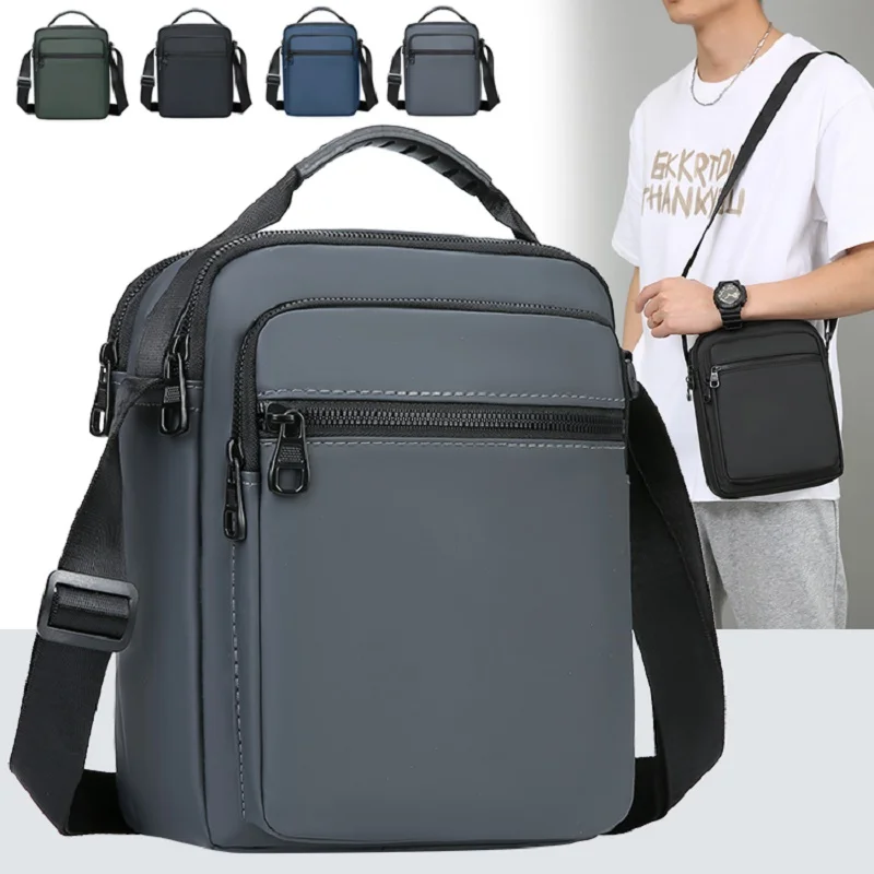 New Trend Nylon Popular Men Bags Designer Brands For Business Crossbody Shoulder Handbags Multi-function Big Space Large Pocket