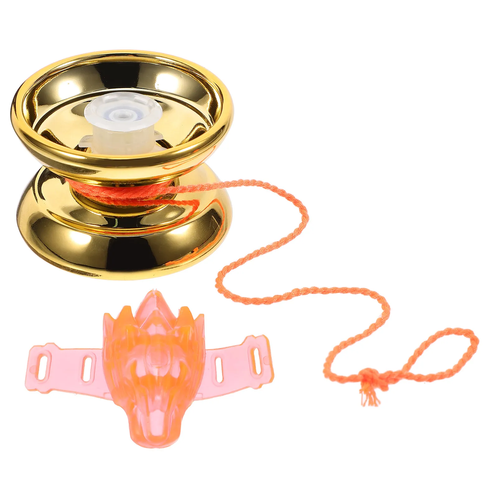 

1 set Alloy Smooth Fine Shaft For Beginner Hand-Eye Coordination Outdoor String Ball Plaything Fingertip Skill Game