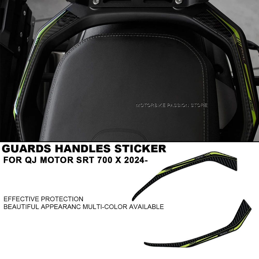 NEW Motorcycle 3D Passenger Handles waterproof Protective Sticker Decals Fit FOR QJ Motor SRT 700 X SRT700X SRT 700X srt700x2024