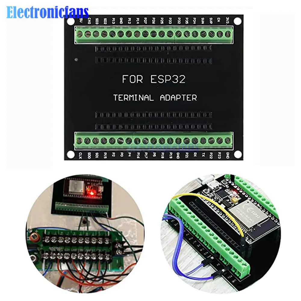 ESP32 Breakout Board for ESP32 Development Board 38Pin 2.4 GHz Wifi Dual Core for Arduino GPIO 1 into 2 ESP8266 Expansion Board