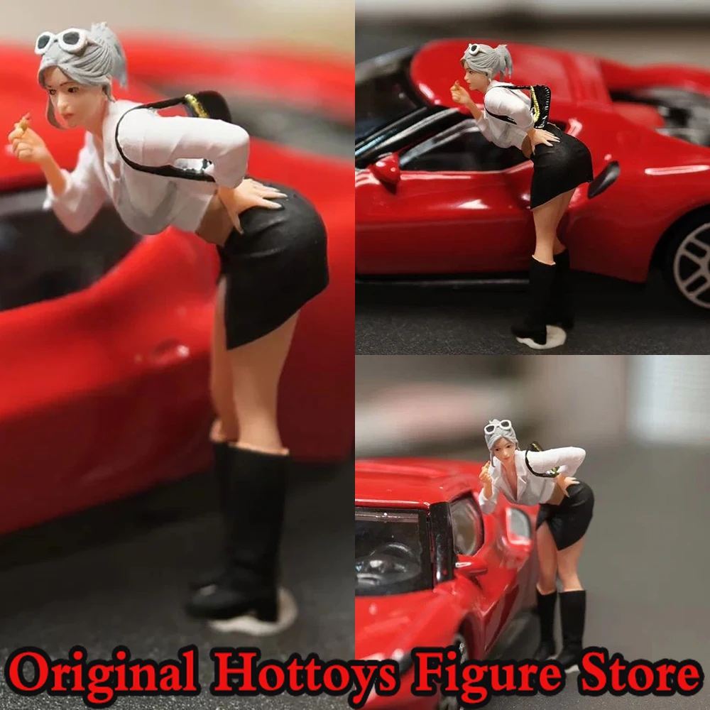 

1/64 Scale Female Soldier Fashionable Beauty Mini Street Painting Sculpture Full Set About 2.7cm Action Figure Doll Gifts