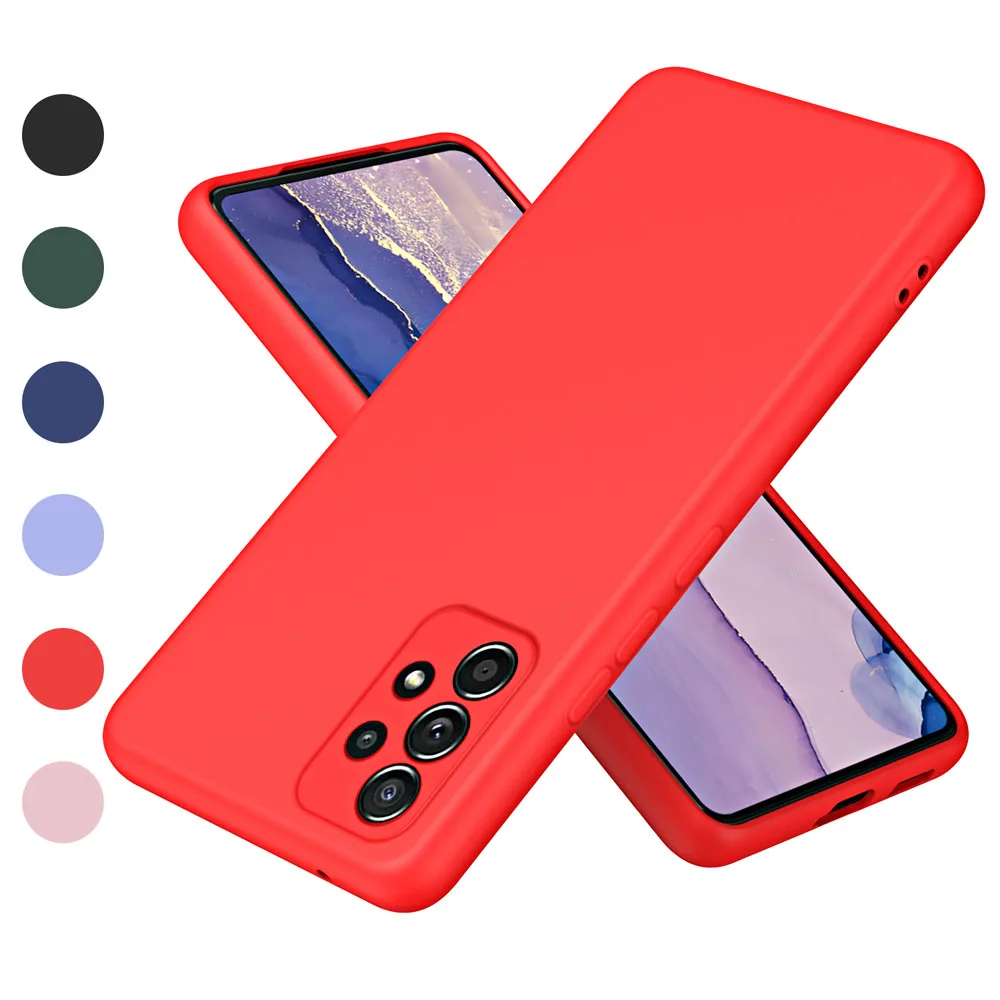 Luxus Matte Silikon Fall Für Samsung Galaxy A13 A23 A33 A53 A73 A12 A22 A32 A52 A72 A14 A24 A34 a54 5G Ultra Dünne Abdeckung Fundas – Detail 11