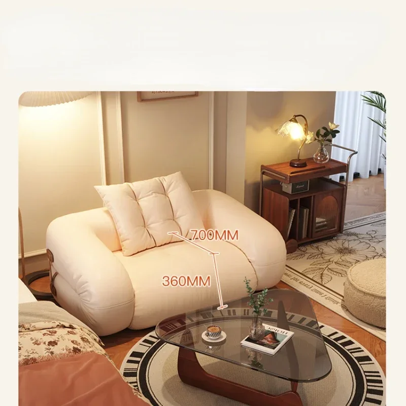 

Sleeping Bedroom Small Sofa Single Internet Celebrity Tatami Foldable Fabric Art Sofa
