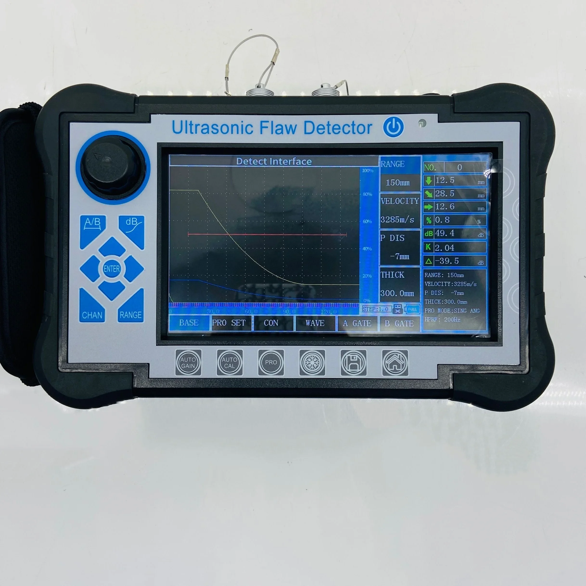 Touch Screen ultrasonic flaw detector FD580 digital ndt inspection instrument