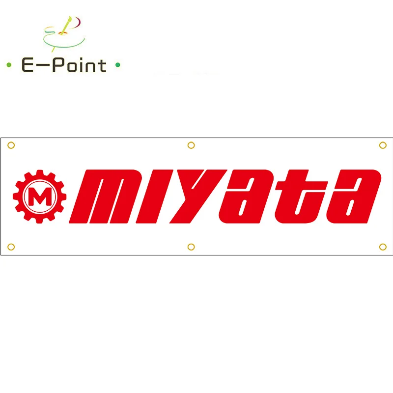 

130GSM 150D Polyester Material Miyata Banner 1.5*5ft (45*150cm) Advertising decorative Car Flags yhx341