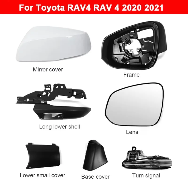 

Накладка на рамку указателя поворота зеркала заднего вида для Toyota RAV4 2020-2021, сменные аксессуары