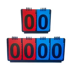 Flip Scoreboard Scorekeeper Lightweight Score Counter Sports Scoreboard for Games Soccer Baseball Volleyball Tennis Ball