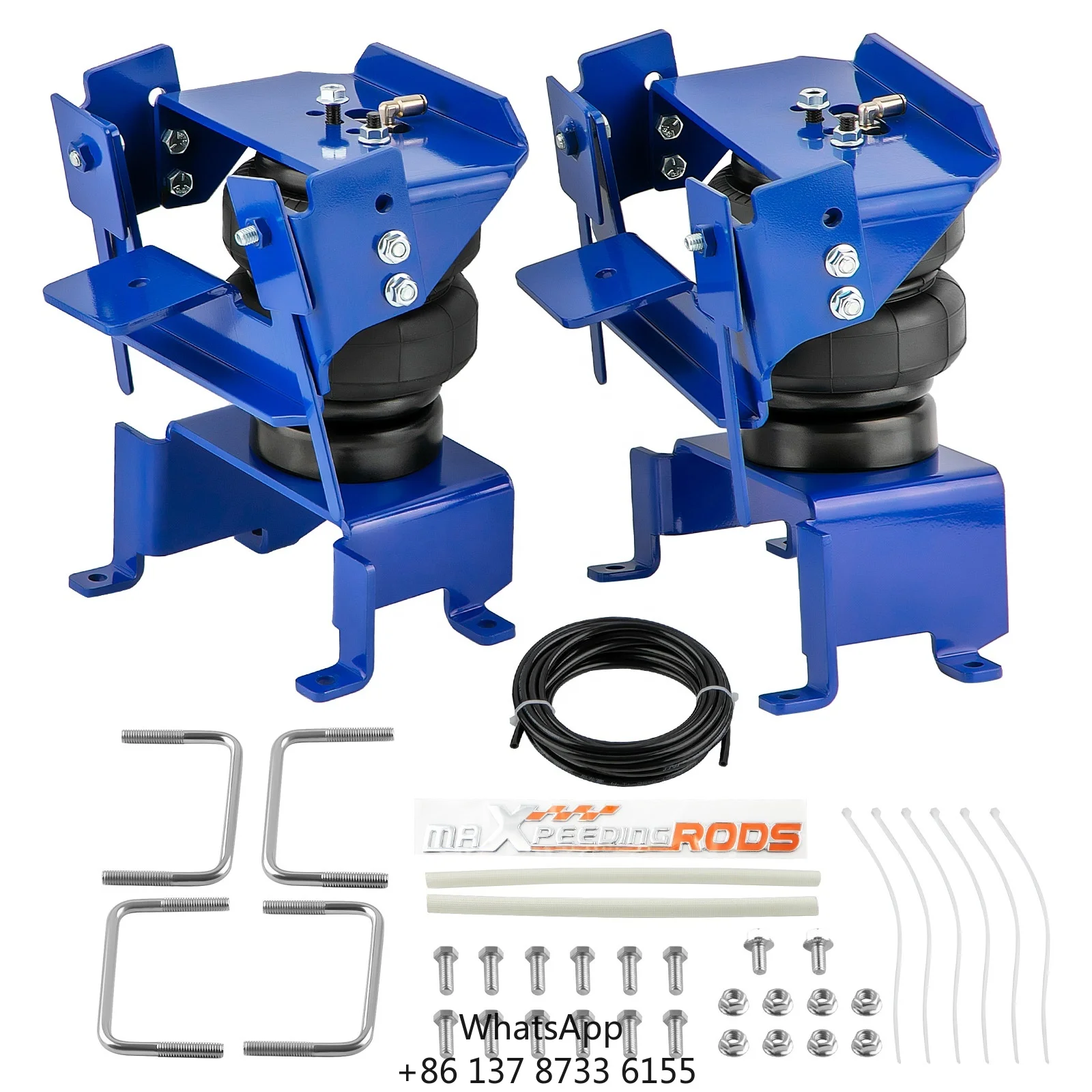 

Комплект пневматических вспомогательных пружин (пневмобаллонов) для задней подвески Ford F-150 2WD 4WD 2015-2025, грузоподъемность 5000 фунтов