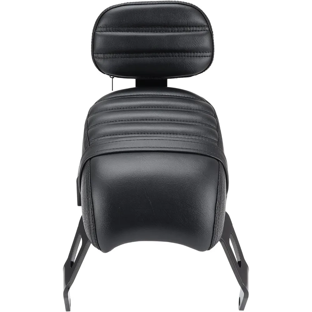 مقعد الركاب متوافق مع مقعد الركاب الكشفي الهندي لـ Bobber 2018-2024 استبدال مقعد OEM رقم: 2882853-VBA (أسود) #6