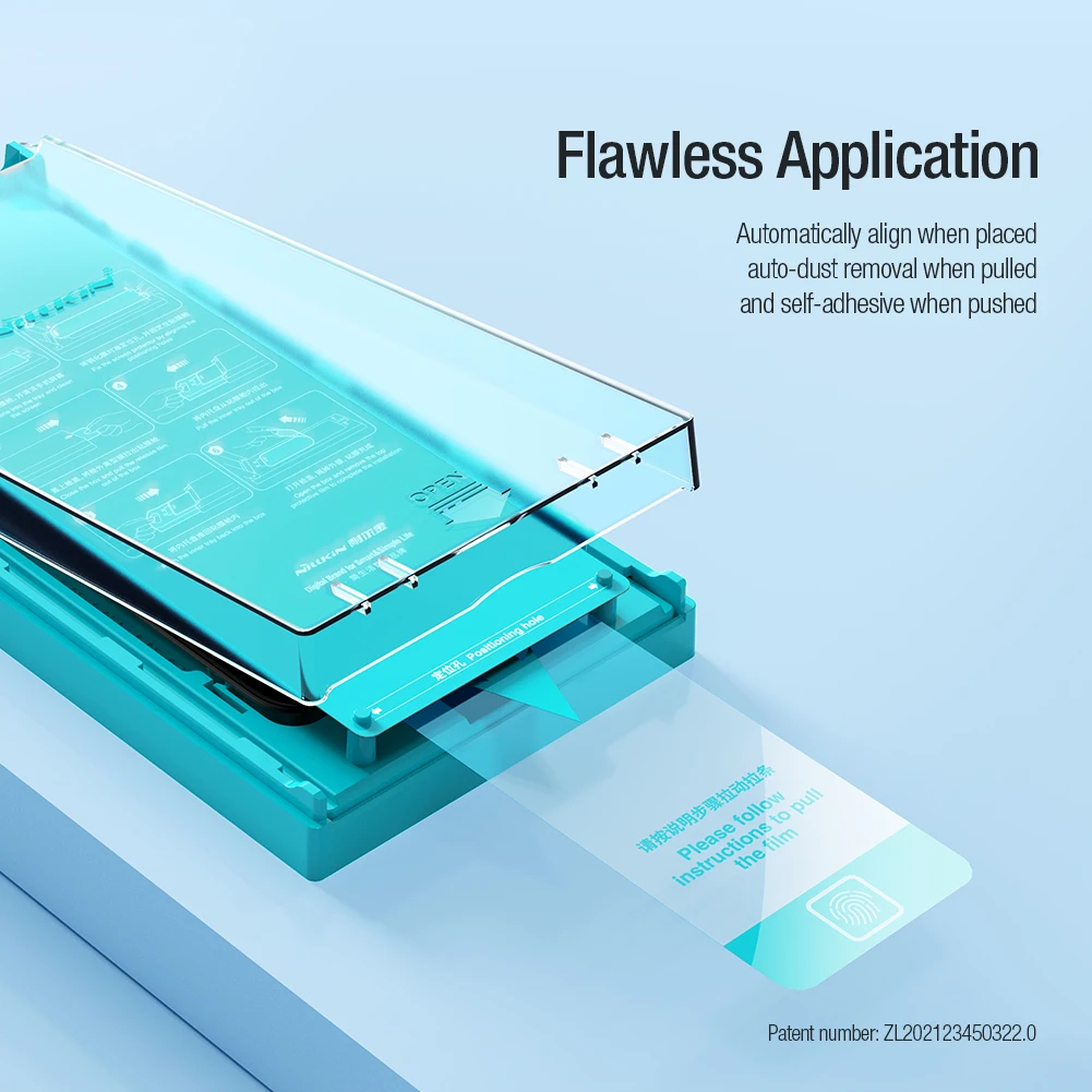 For iPhone 15 Pro Max  Screen Protector NILLKIN EZ SET Tempered Glass With Easy Installation Tool  For iPhone 15 /15 Pro/15 Plus