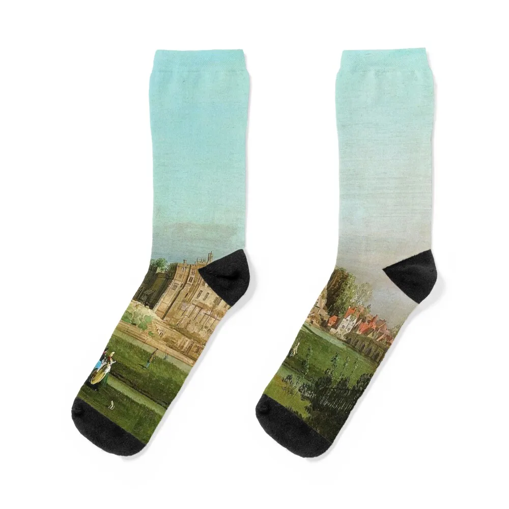 

Canaletto's Warwick Castle Socks