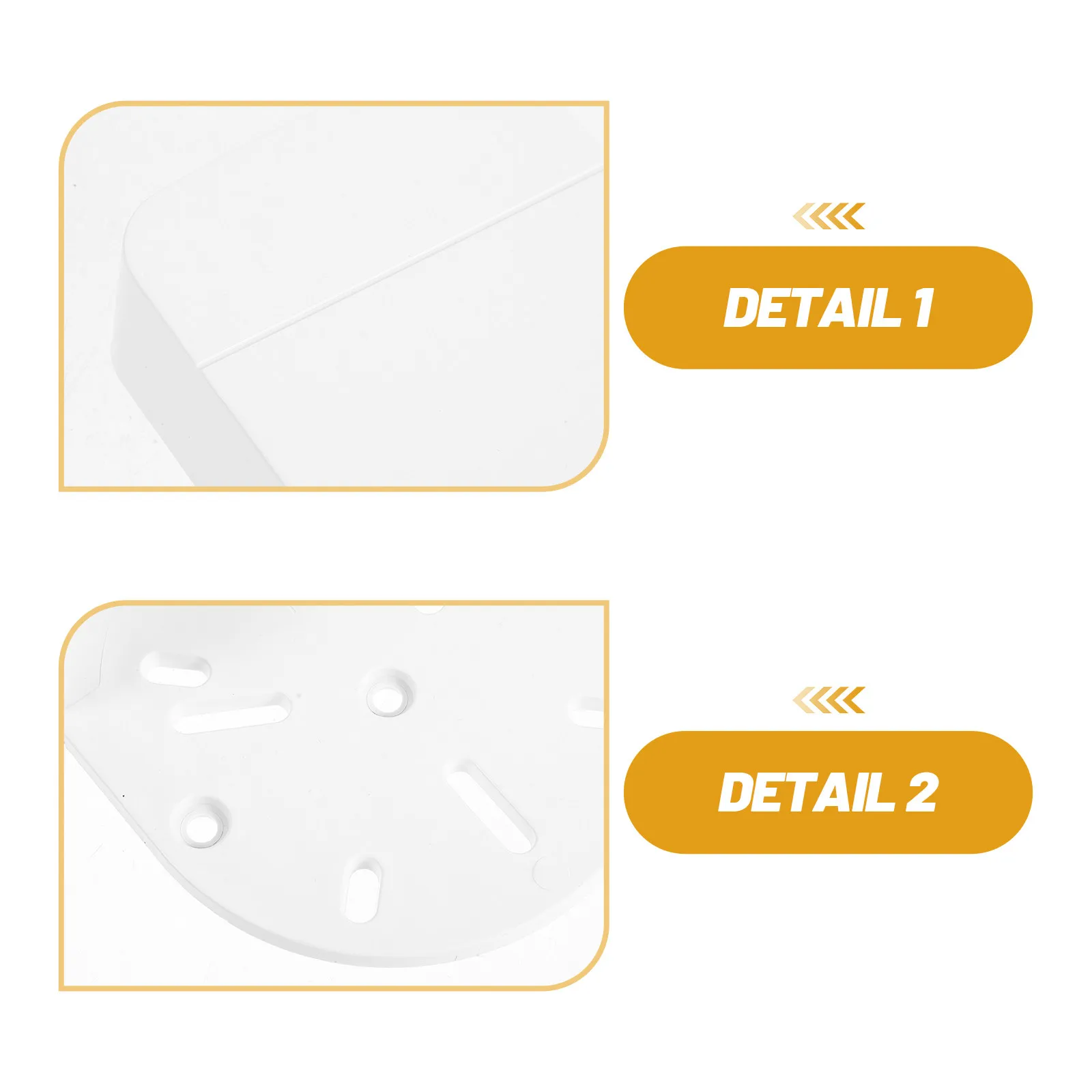 2Pcs Waterproof Junction Box for Cameras Security Camera Cable Management Box Outdoor Electrical Enclosure Plastic Weatherproof