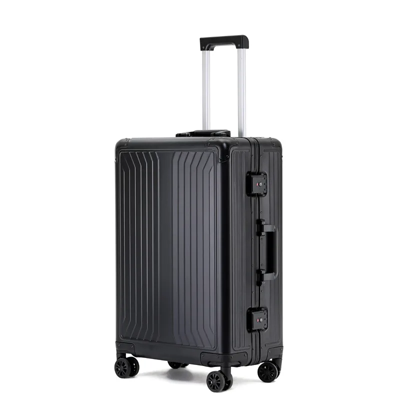 All Aluminum Magnesium Alloy Luggage Male Trolley Case Metal Business 20 Boarding Travel Trunk Female Password Suitcase