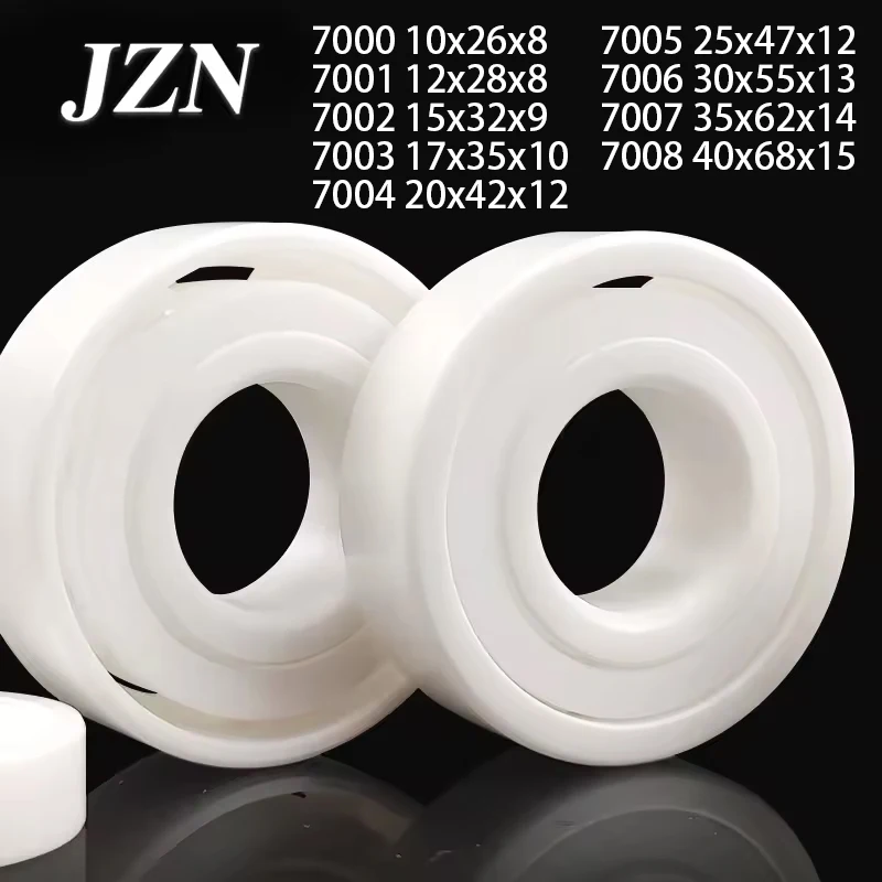 1/3/5Pcs Angular contact zirconia full ceramic bearing 7000 7001 7002 7003 7004 7005 7006 7007 7008 AC CE Corrosion resistance