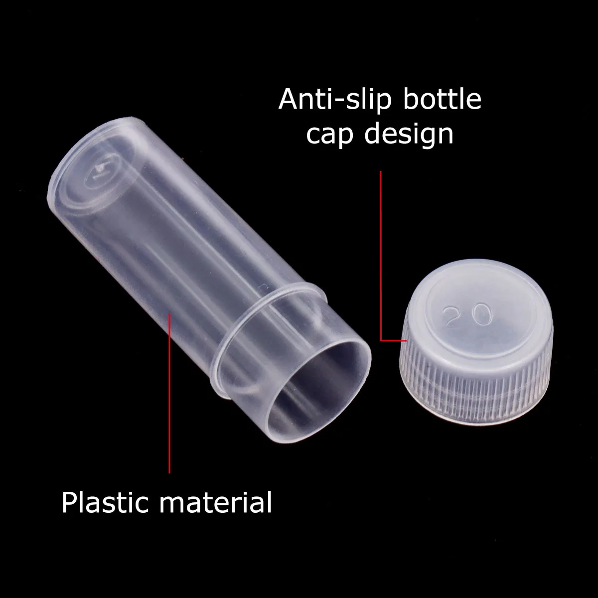 

50Pcs Plastic Needle Container Lightweight Travel-Friendly Storage Tube for Sewing Supplies Craft Tools Organization Solution