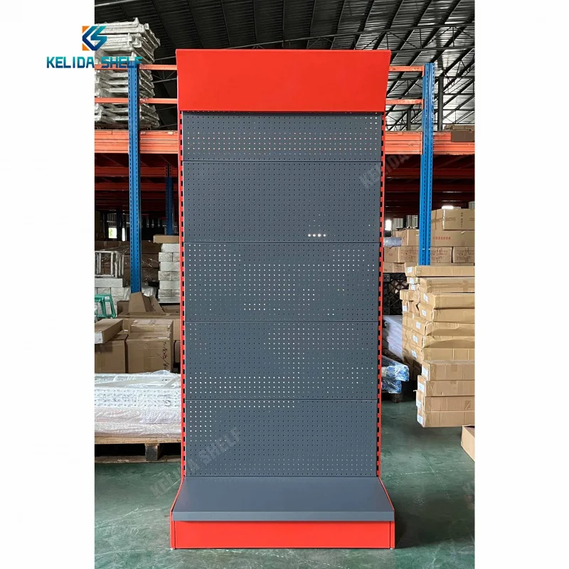 Custom.Shop Pegboard أدوات الرف منتجات متجر الأجهزة أرفف عرض البيع بالتجزئة حامل عرض لوحة الوتد المعدنية