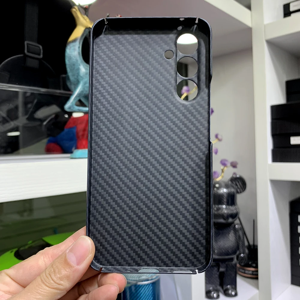 YTF-Carbon For Samsung Galaxy A54 case Real carbon fiber cases Aramid fiber Ultra Thin Protective Phone shell