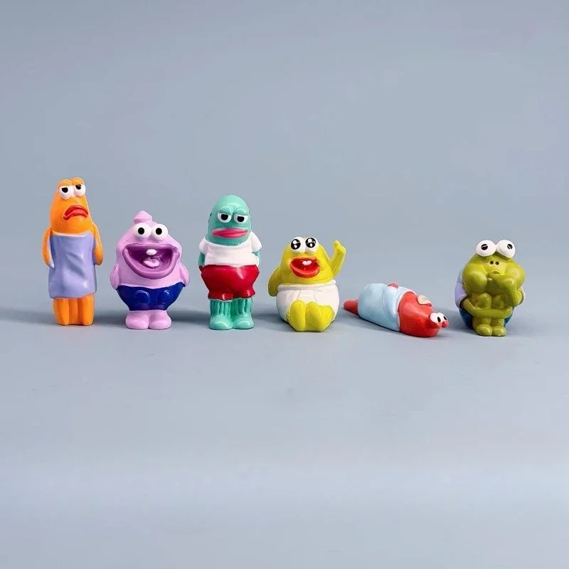 2026 New Kawaii SpongeBob Cartoon Mini Car Dashboard Desk Decor Ornament Portable Therapeutic for Study Table As Student Gift
