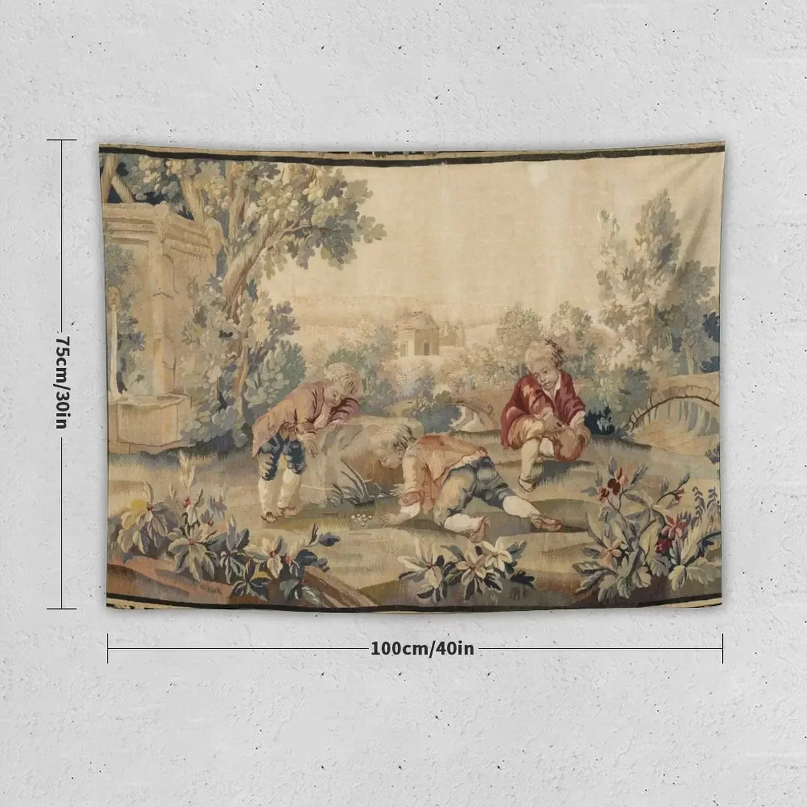 AubussonAntique French Tapestry House Decoration Living Room Decoration Room Aesthetic Wall Hanging Tapestry