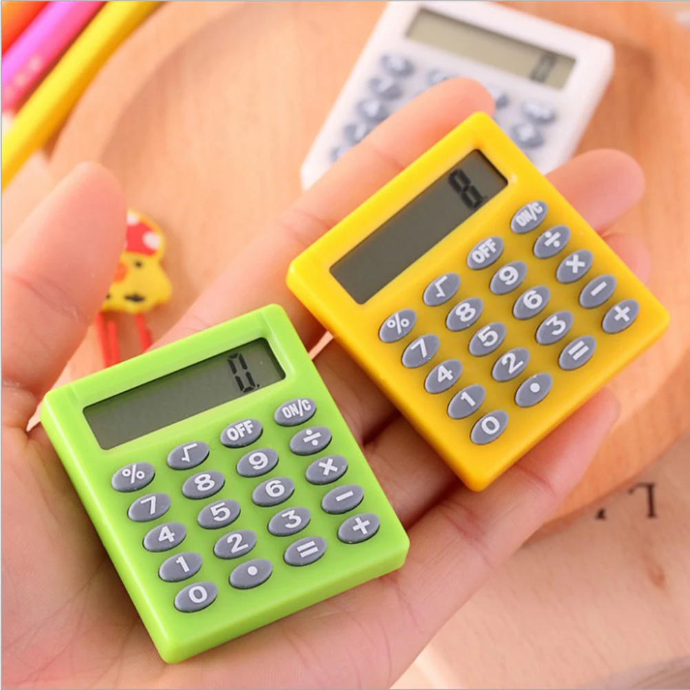 

3pc Exam Calculator Portable Lightweight Electronic for Test Kids Random Office Use Practical Assistant