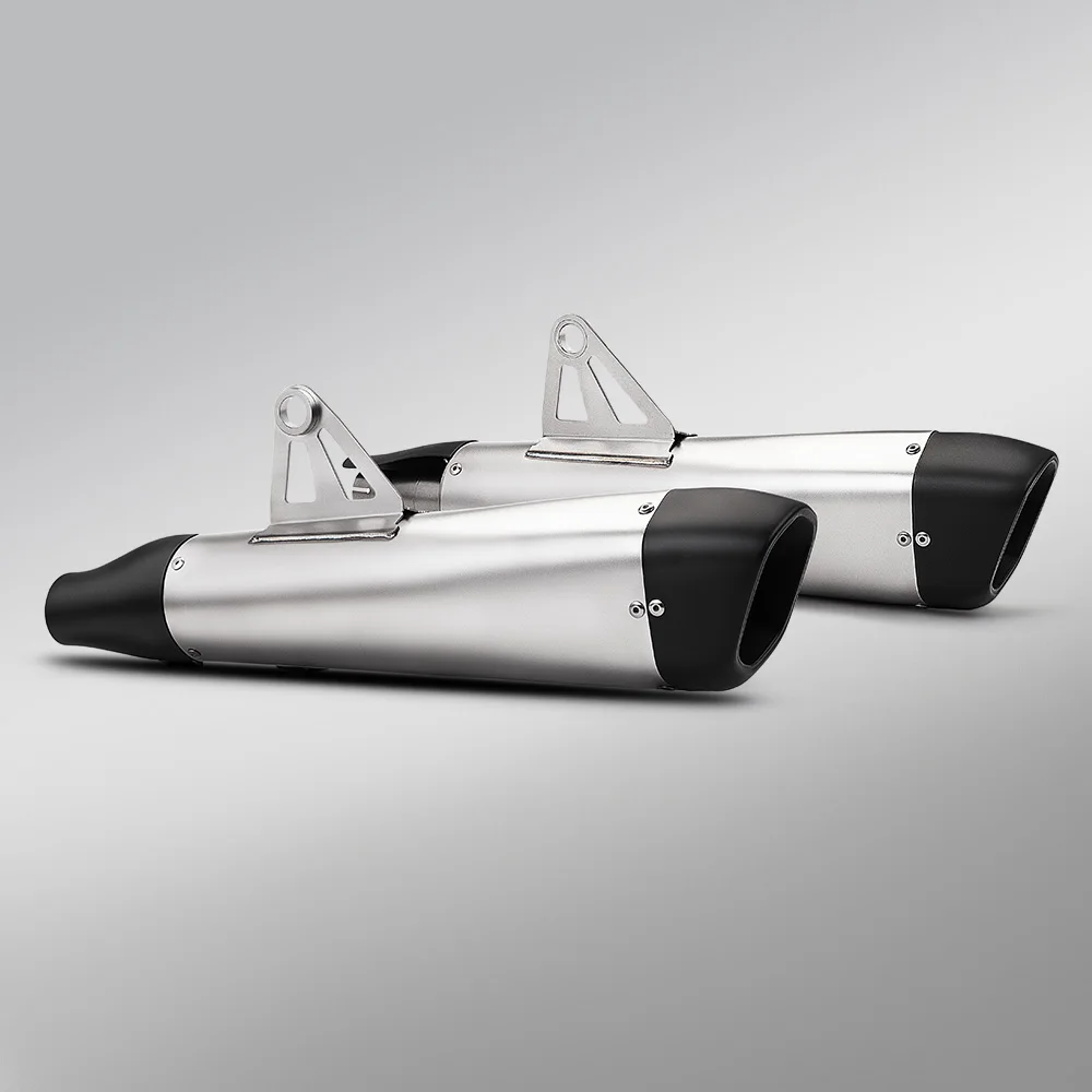 Motorcycle Exhaust Muffler Link Pipe For BONNEVILLE T100 EURO 5 BONNEVILLE T120 2021-2024