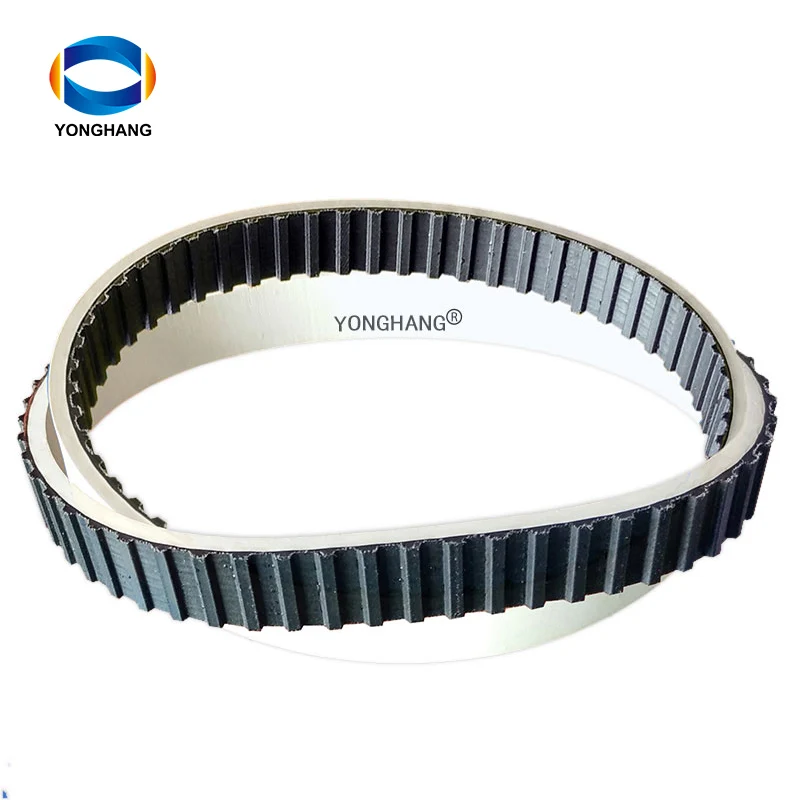 1pc 210L-17+4mm seamless white rubbe coated timing belts for Automatic embroidery machines