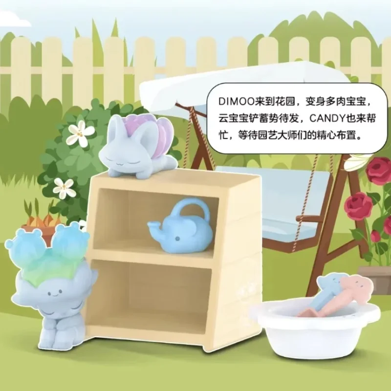 

DIMOO Homebody Series Prop Series 100% Original Blind Box Surprise Mystery Box Cute Anime Action Figure Ornaments Figurines Doll