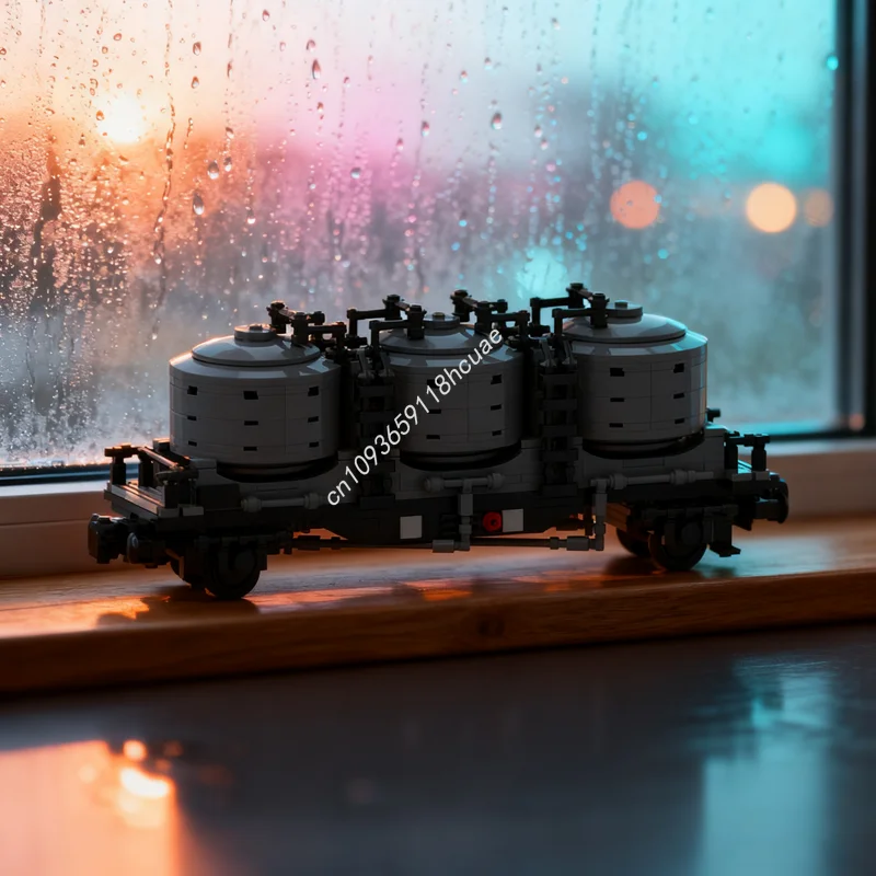 

527pcs MOC Powder Silo Car Type DB Kds Trained Model Building Blocks Toys Construction DIY Christmas Gift Idea Education Brick