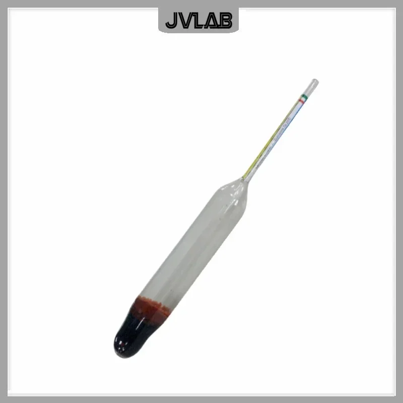 Milk Densimeter 15-40 for Temperature and Density Measurement Milk Hydrometer Glass Float Thermometer