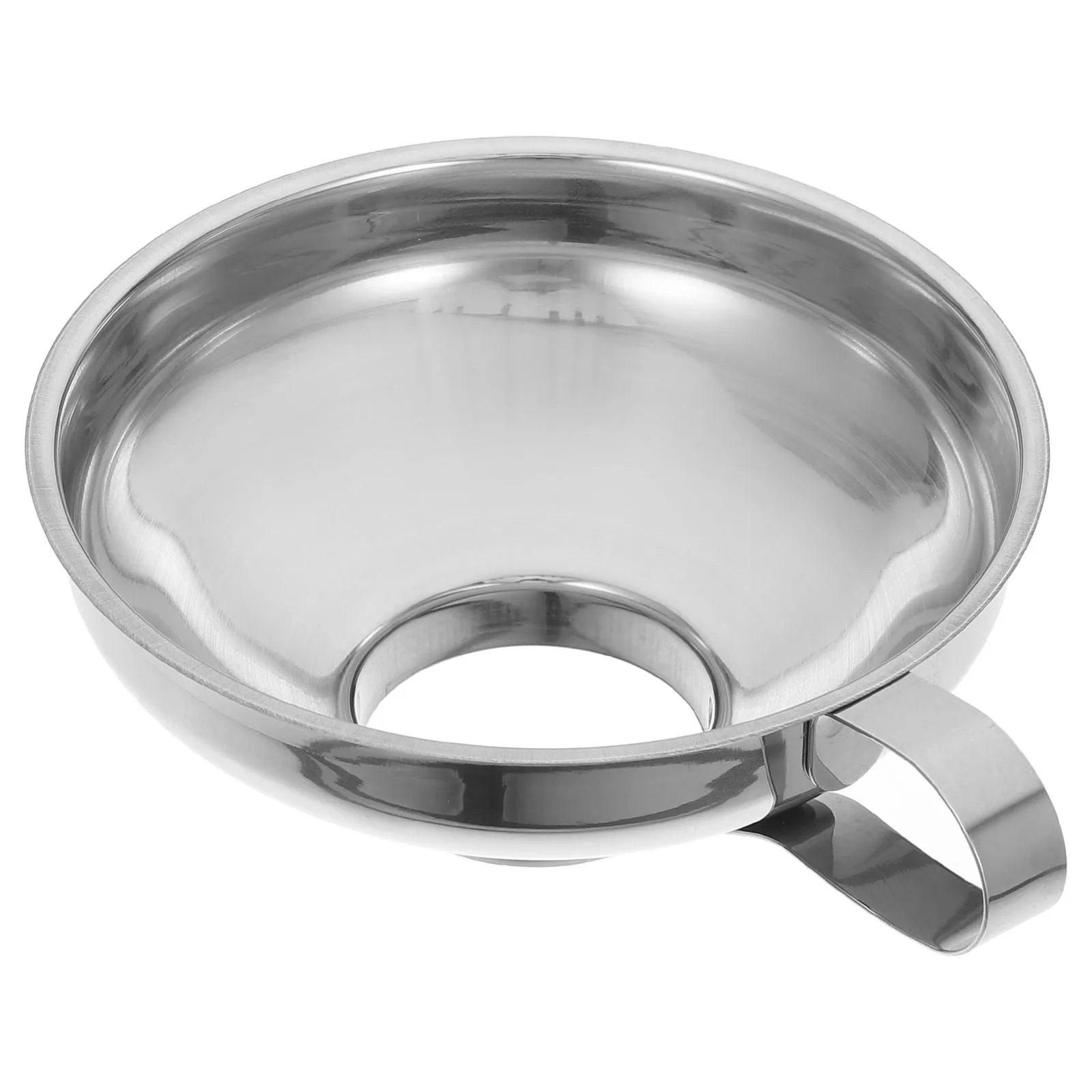 Stainless Steel Funnel Extra Large Wide Mouth Kitchen Canning Jars Filling Bottles Grease Draining Strainer Bowl Fruit