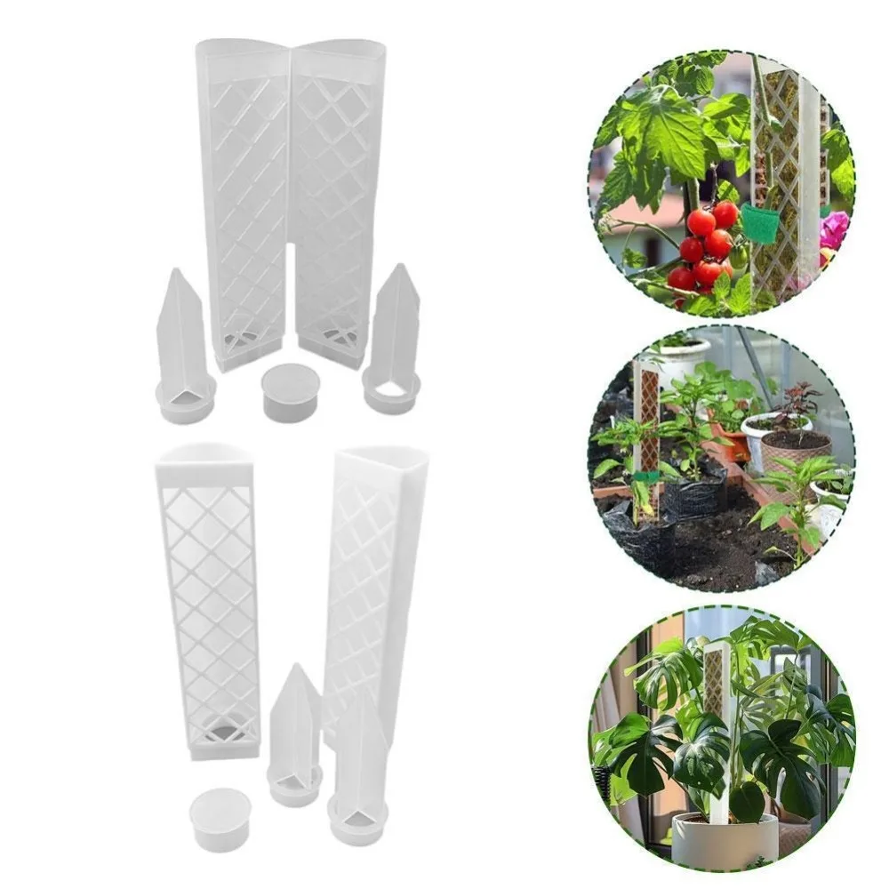 New Grow Upright Plant Support Frame Stable Durable Plant Support Stakes Supporting Stick Garden Tool Garden Stakes for Climbing