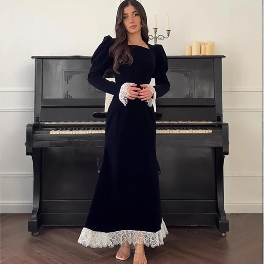 Eid abito marocchino musulmano per le donne Abaya Jalabiya abiti da festa con ricamo di piume Dubai Abaya caftano Islam abiti abito arabo