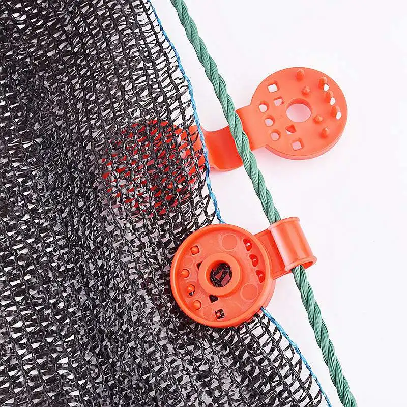 10~50pcs Camping Tent Sun Shading Net Clip Garden Tools Greenhouse PE Sunshade Clamp Agriculture Cover Netting Installation Hoo