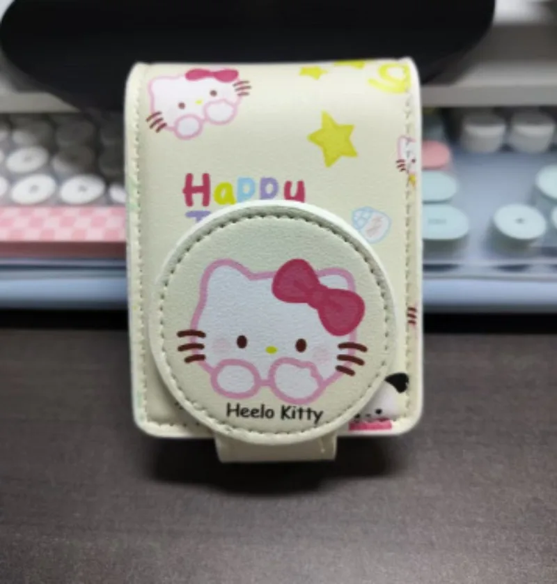 Kawaii Hello Kitty Make-up Tas Leuke Cartoon Draagbare Mini Make-up Tas Vrouwen Levert Desktop Accessoires Student Gift Groothandel