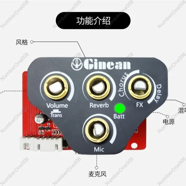 UF-02C Acoustic Guitar Pickup Vibration Sensor Belt with Bluetooth, for Folk Classical Guitar Piano Drum Beat Transducer 9V
