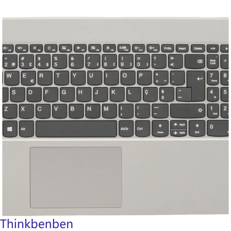 

PT Portuguese Grey Keyboard Upper Case Palmrest Shell Cover For Lenovo Ideapad S340 15 15IWL 15IML 15API 15IIL 5CB0S18674