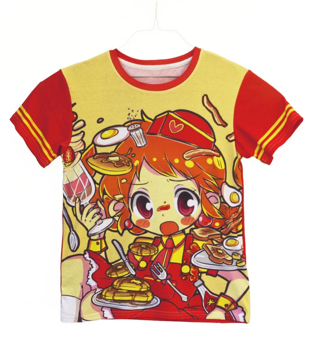 T-Shirt für Erwachsene und Kinder im Y2K-Harajuku-Stil, süßes Mädchen, magisches Mädchen, 3D-Druck, lockeres T-Shirt für Studenten, beste Freundin, Paar, Top, trendig – Detail 6