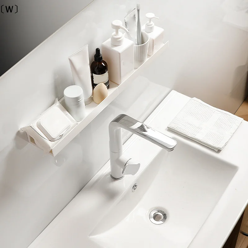 〔W〕1pcs I-shaped Rack Can Be Extended Kitchen Bathroom Rack Bath Aromatherapy Cleaning Utensils Storage Home Storage Rack