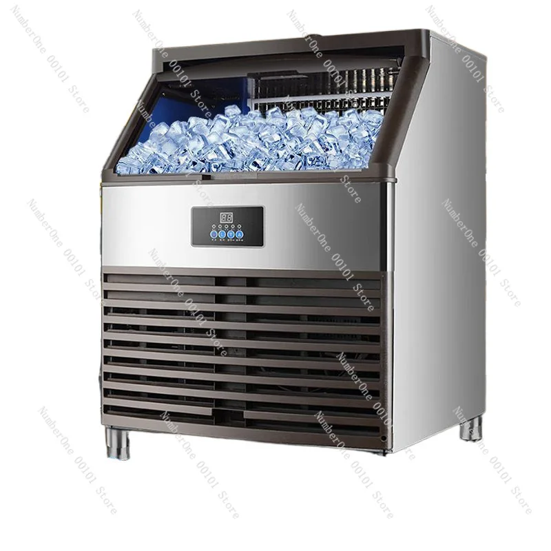 

Ice machine | Commercial large automatic small milk tea shop square ice cube machine, KTV bar ice maker
