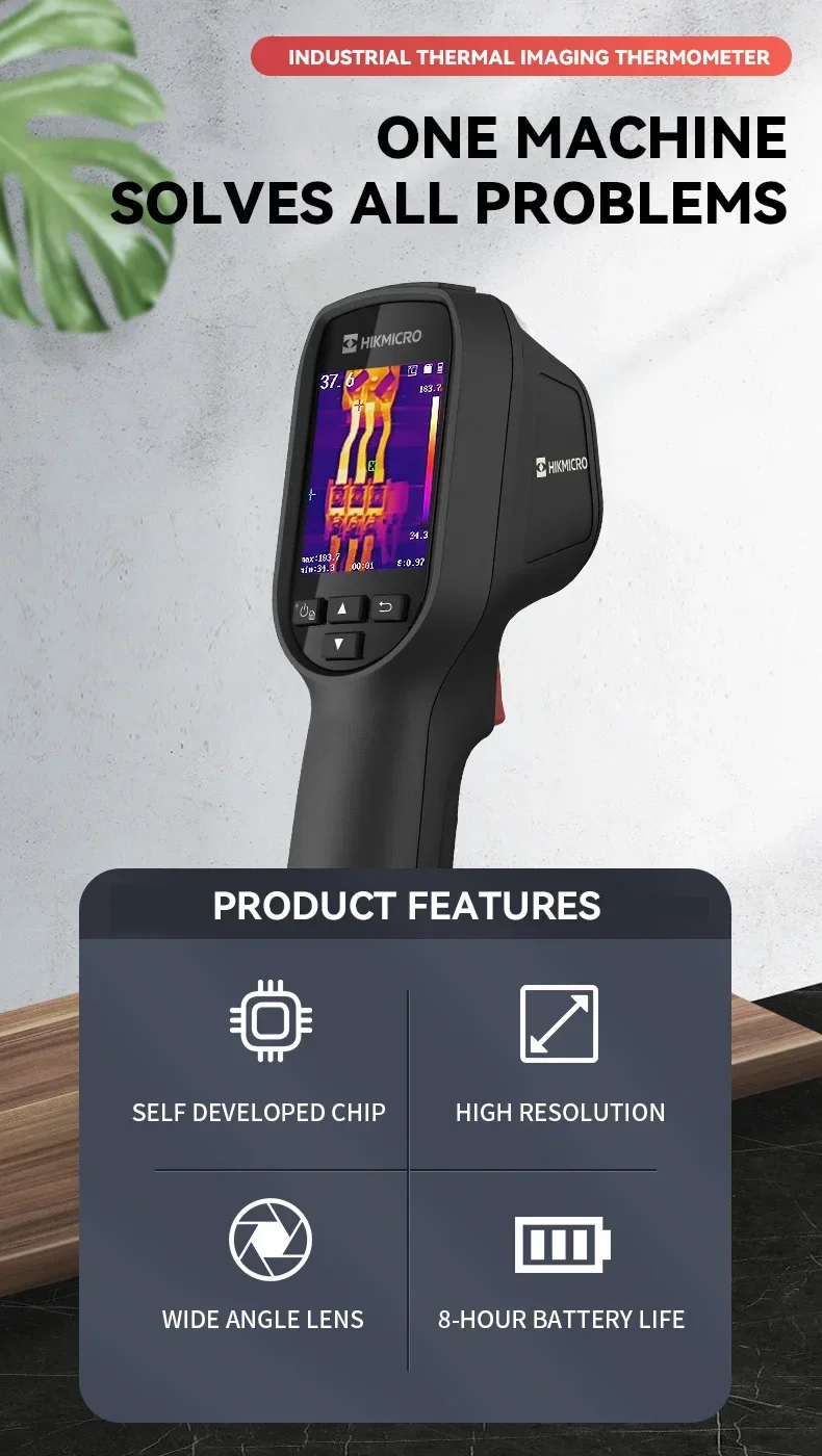 2025 Hikmicro H10 كاميرا حرارية usb ذات علامة تجارية فرعية LCD 25 هرتز IR كاميرا تصوير حراري بالأشعة تحت الحمراء عالية الوضوح HD محمولة باليد